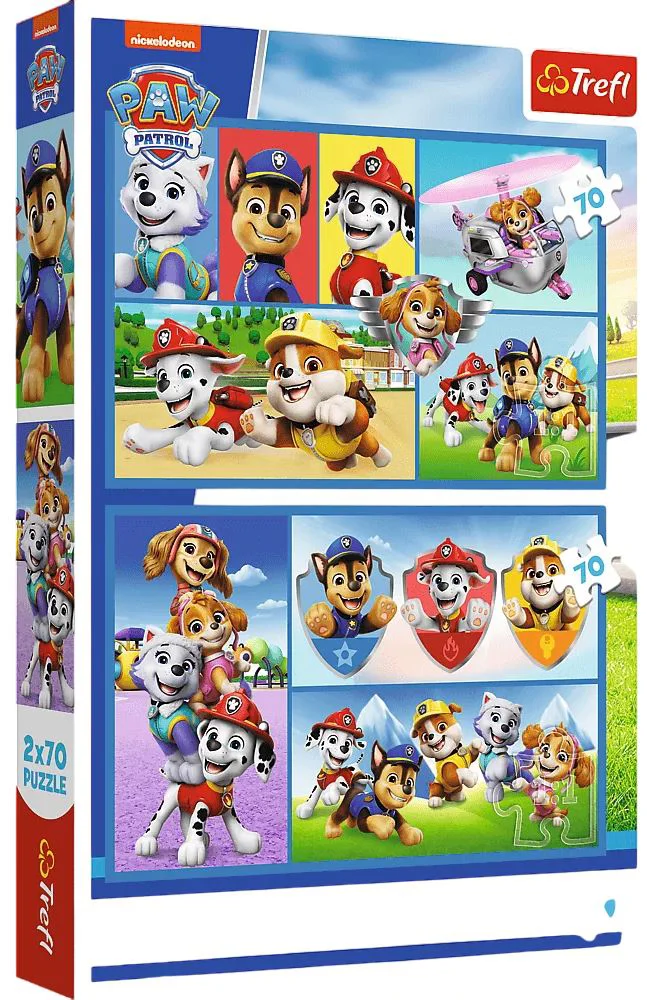 Puzzle Trefl Paw Patrol rules, 2x70 el. foto