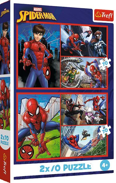 Puzzle Trefl Spider stories Spiderman, 2x70 el. foto
