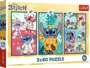 Puzzle Trefl Stitch's World, 3x80 el. foto