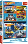 Puzzle Trefl Toy Cars Hot Wheels, 2x70 el. foto