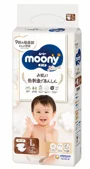 Подгузники Moony Natural, размер L, 9-14 кг, 38 шт. foto