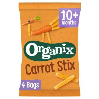 image for Снэки Organix с морковным вкусом (10+ мес.), 15 г foto