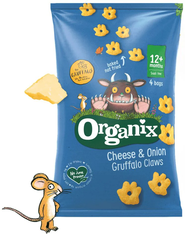 image for Снэк Gruffalo Organix с сыром и луком (12+ мес.), 15 г foto