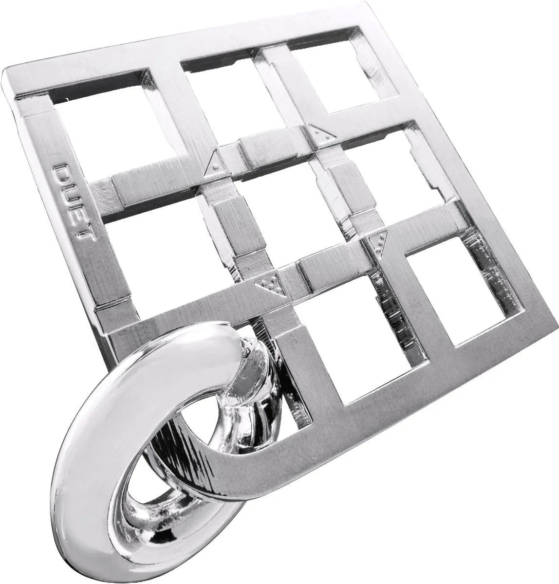 image for Puzzle IQ Eureka Mini Huzzle Duet silver foto