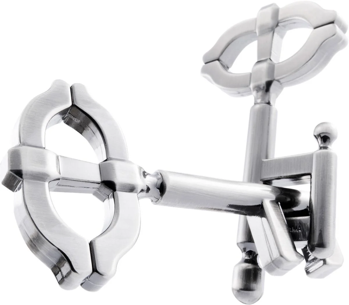 image for Puzzle IQ Eureka Mini Huzzle Key II silver foto