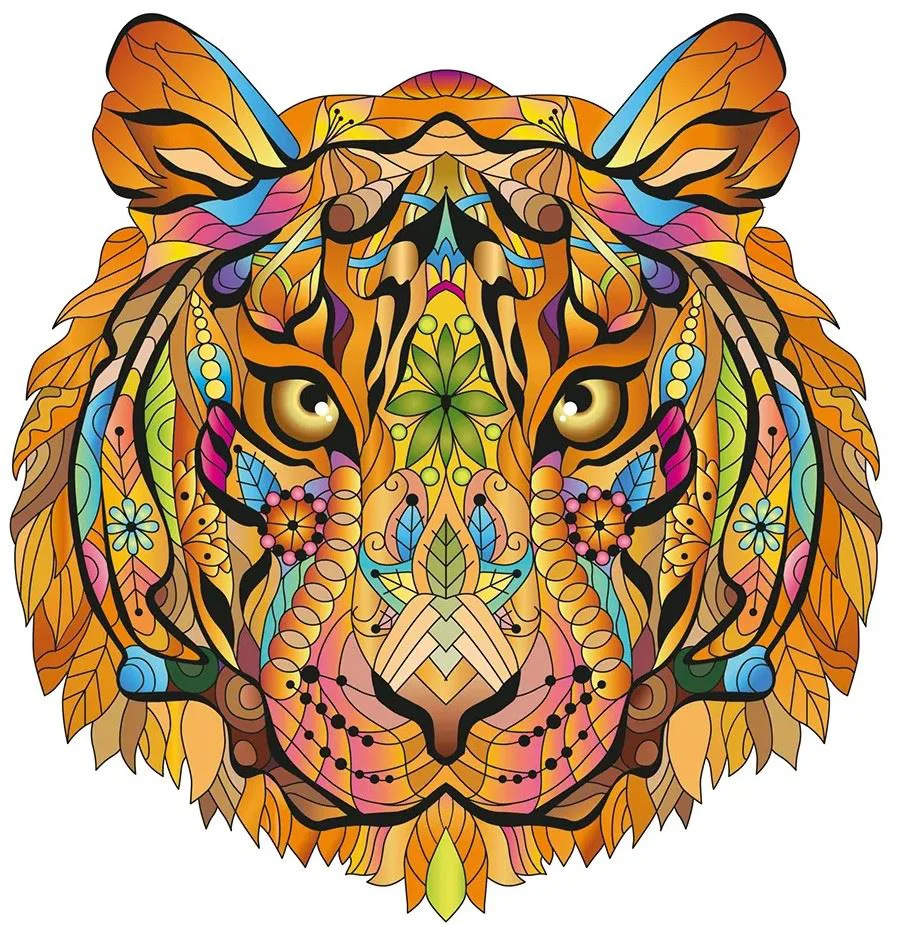 image for Puzzle din lemn Eureka Tigru, 138 el. foto