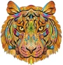 Puzzle din lemn Eureka Tigru, 138 el. foto