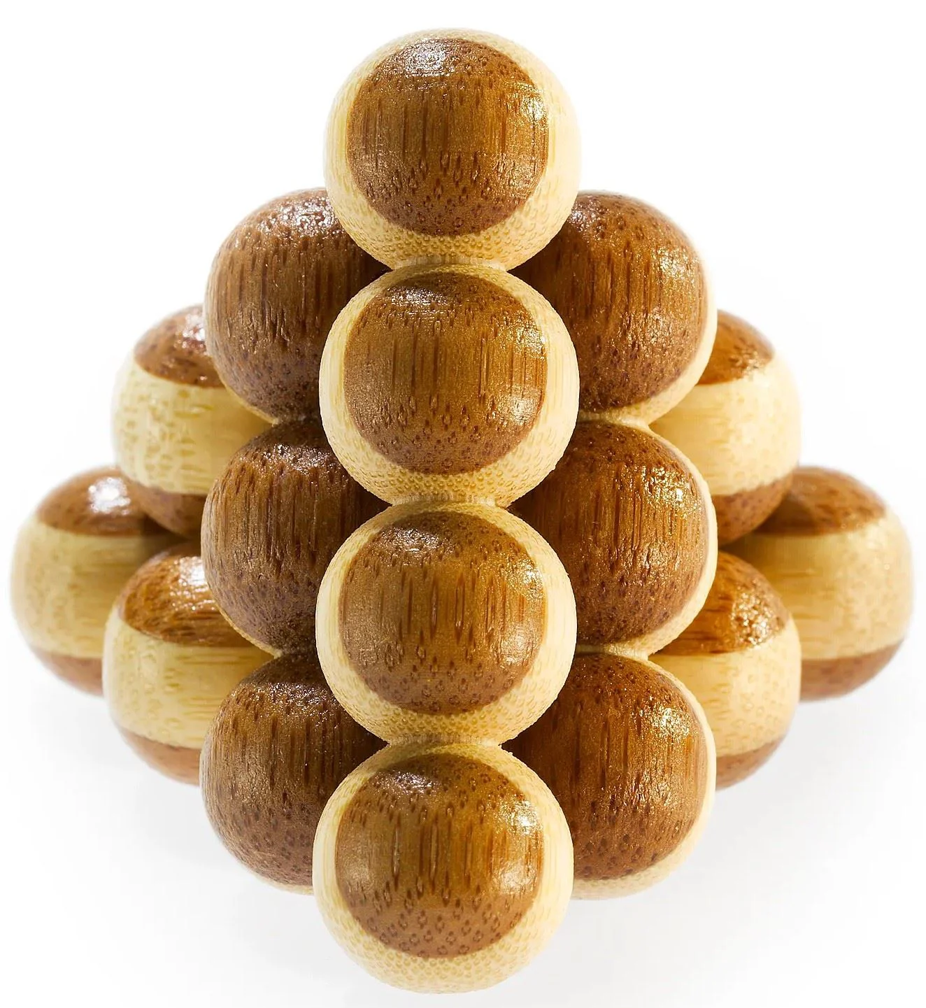 image for Puzzle IQ Eureka Bamboo Cannon Balls* foto