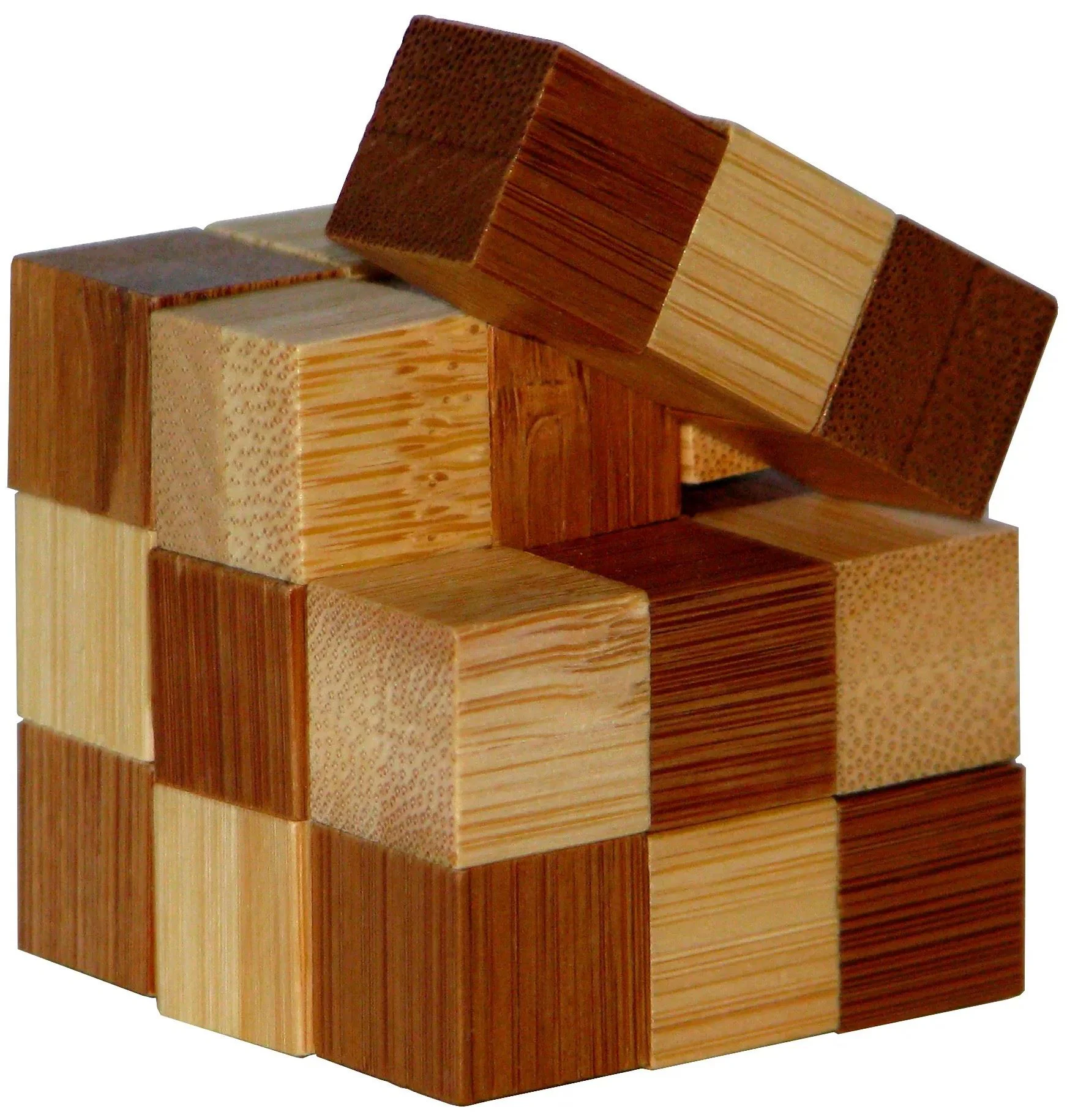 image for Пазл IQ Eureka Bamboo Snake Cubes** foto