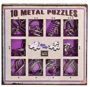 Набор из 10 металлических пазлов Eureka Purple foto