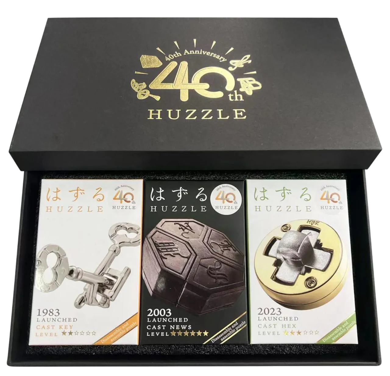 image for Set puzzle-uri Eureka Huzzle 40th Anniversary Box Set, Editie Limitata foto