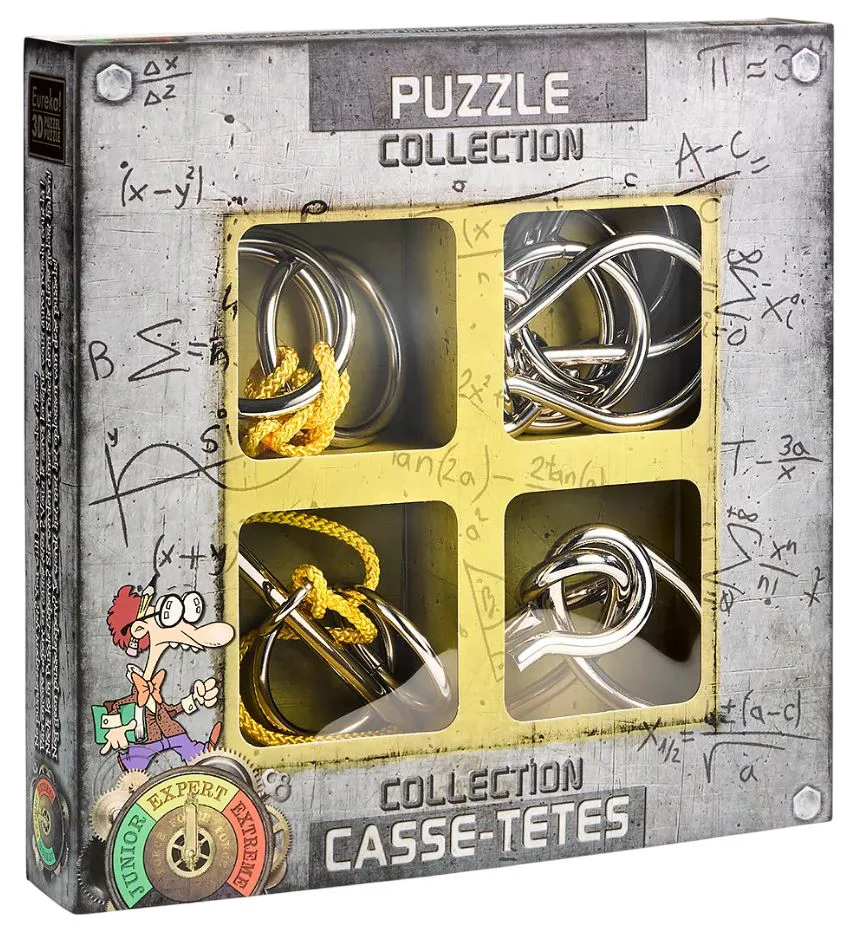 Set 4 jocuri IQ metalice Eureka Expert foto