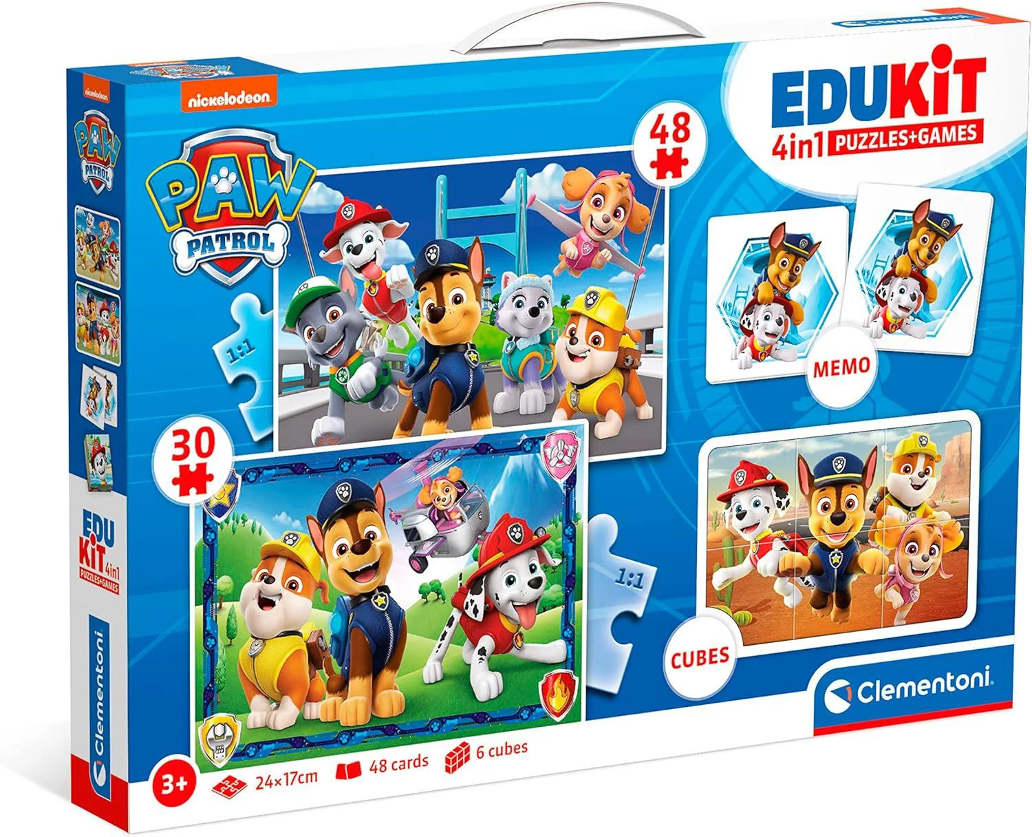Пазл 3 в 1 Clementoni EduKit Щенячий патруль foto