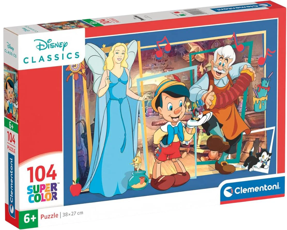 Puzzle Clementoni Pinocchio, 104 el. foto