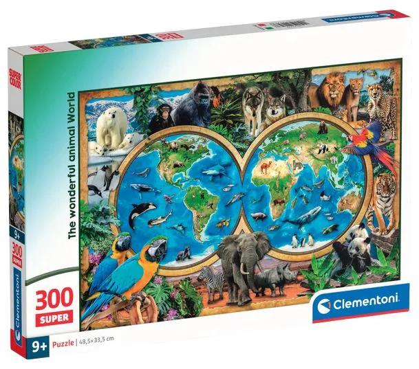 Puzzle Clementoni The wonderful animal world, 300 el. foto