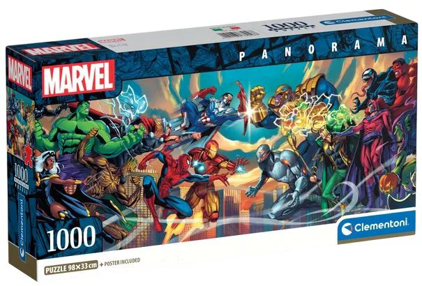 Puzzle + poster Clementoni Marvel, 1000 el. foto