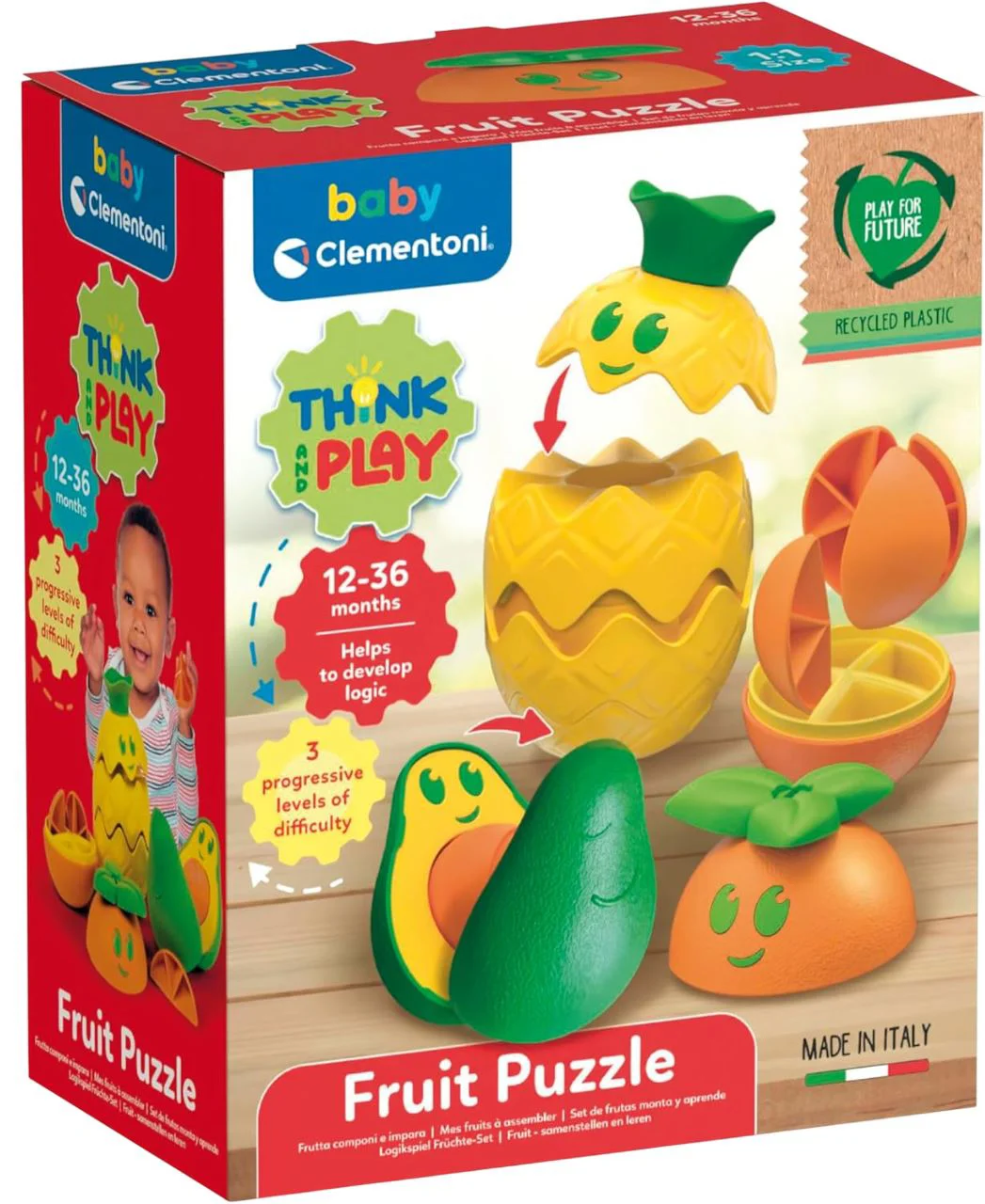 image for Обучающий игровой набор Clementoni Фрукты foto
