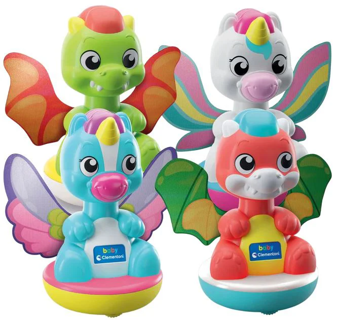 image for Titirez pentru bebelusi Clementoni Unicorni si Dragoni foto