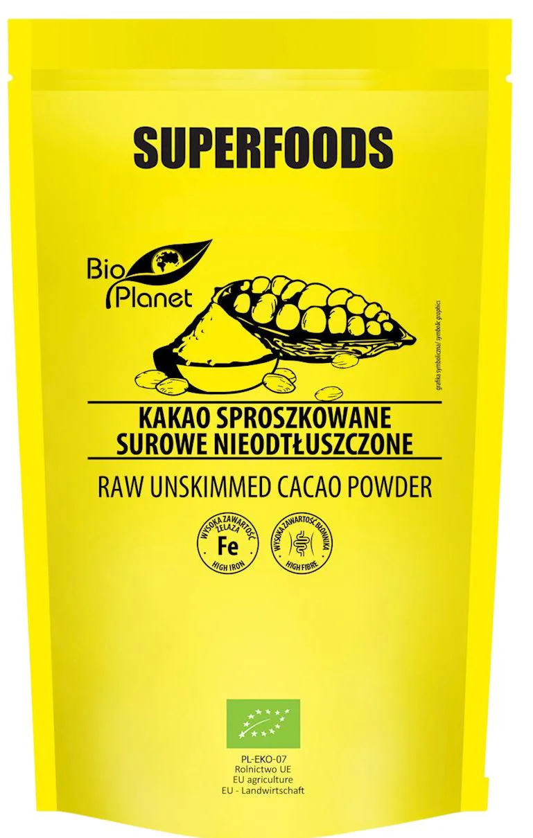 image for Pudra bio de cacao Raw BioPlanet Superfoods, 150 g foto