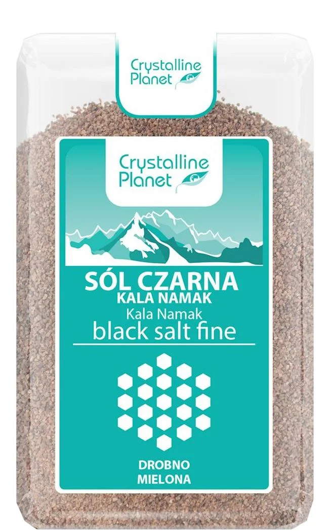 image for Sare neagra Kala Namak Neagra macinata fin BioPlanet, 600 g foto