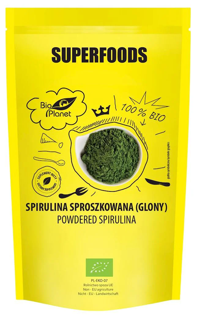 image for Spirulina bio pudra BioPlanet, 200 g foto
