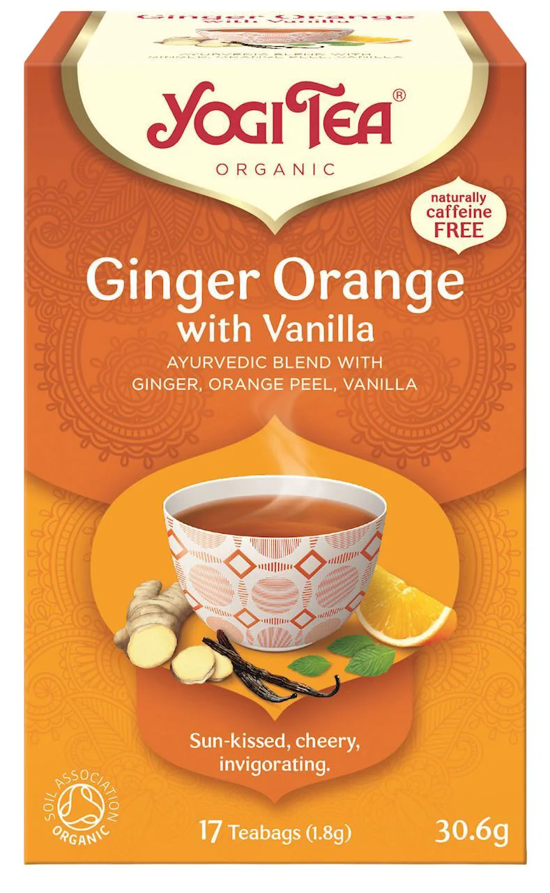 image for Ceai bio Yogi Tea Ginger Orange, 17 buc. foto