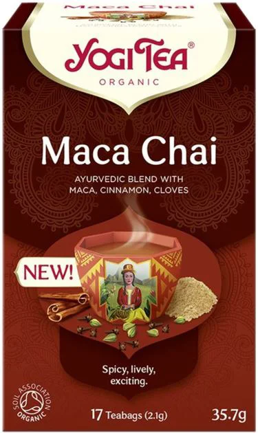 image for Ceai bio Yogi Tea Maca Chai, 17 buc. foto