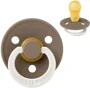 Suzeta rotunda din latex BIBS Dark Oak Glow (18-36 luni) foto