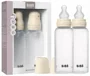 Набор из 2-х пластиковых бутылочек антиколиковых BIBS Ivory с силиконовой соской 3+ мес, 2x270 мл foto