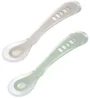 Set lingurite silicon Beaba Sage Green (8+ luni), 2 buc. foto