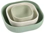 Set boluri din silicon Beaba Sage Green, 3 buc. foto