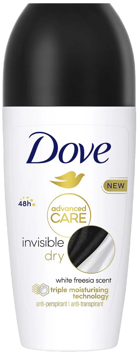 image for Antiperspirant Dove Roll-On Invisible Dry white Freesia Scent, 50 ml foto
