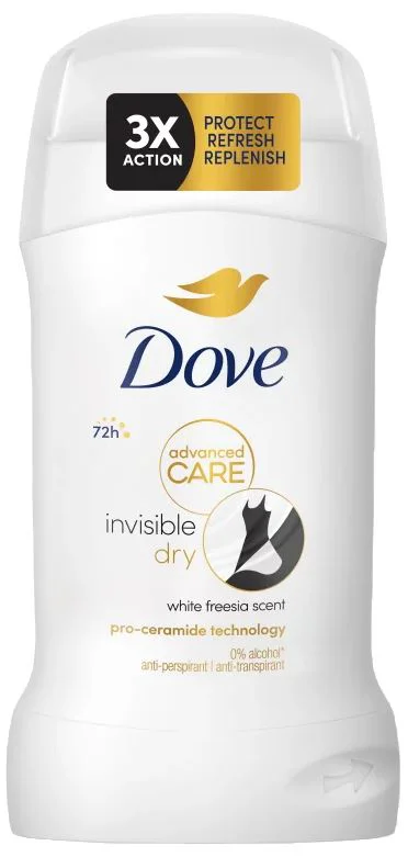 image for Antiperspirant Dove Stick Advanced Care Invisible Dry white Freesia Scent, 50 ml foto