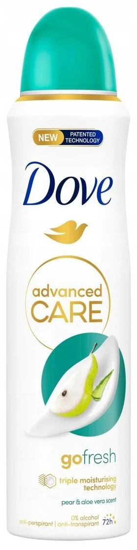 Antiperspirant spray Dove Deo Go Fresh Pear&Aloe Vera Scent, 150 ml foto