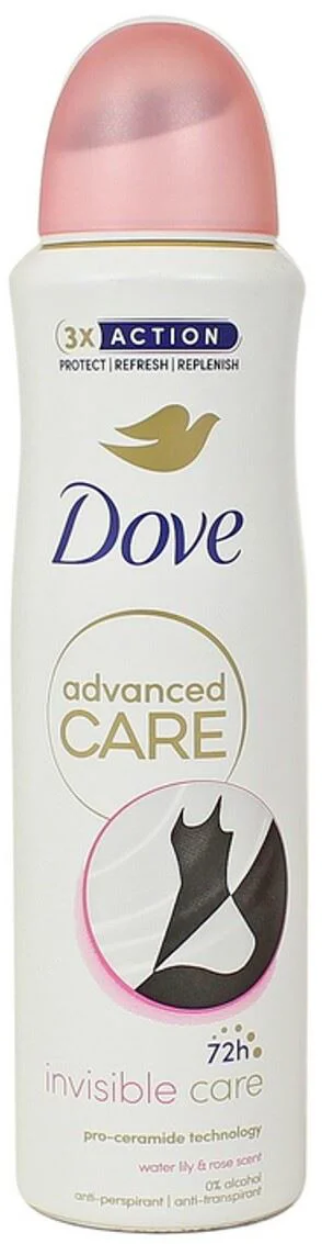 image for Antiperspirant spray Dove Deo Advanced Care Invisible Care, 150 ml foto