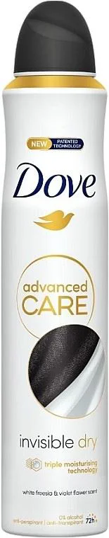 image for Antiperspirant spray Dove Deo Advanced Care Invisible Dry, 150 ml foto