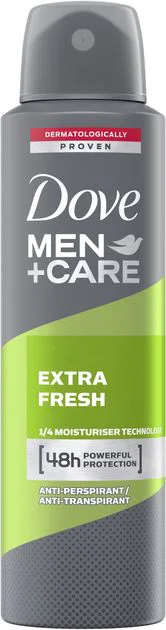 image for Antiperspirant spray Dove Deo Men +Care Extra Fresh, 150 ml foto