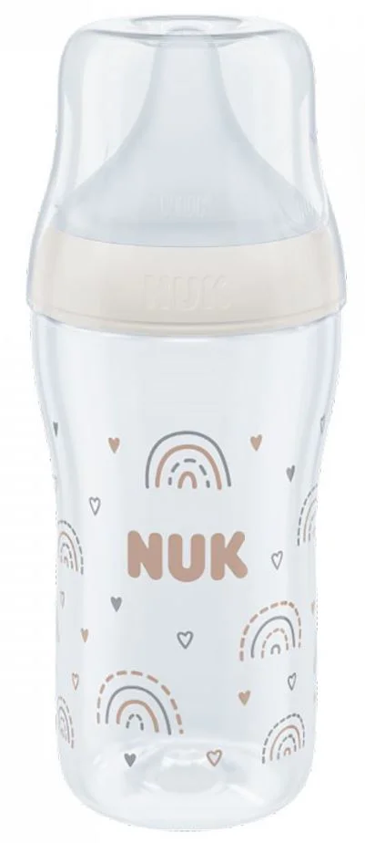 image for Пластиковая бутылочка NUK Nature Perfect Match с силиконовой соской (3-12 мес.), 260 мл foto