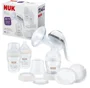 Набор для кормления NUK Perfect Match (1 ручной молокоотсос + 2 пластиковые бутылочки по 150 мл) foto