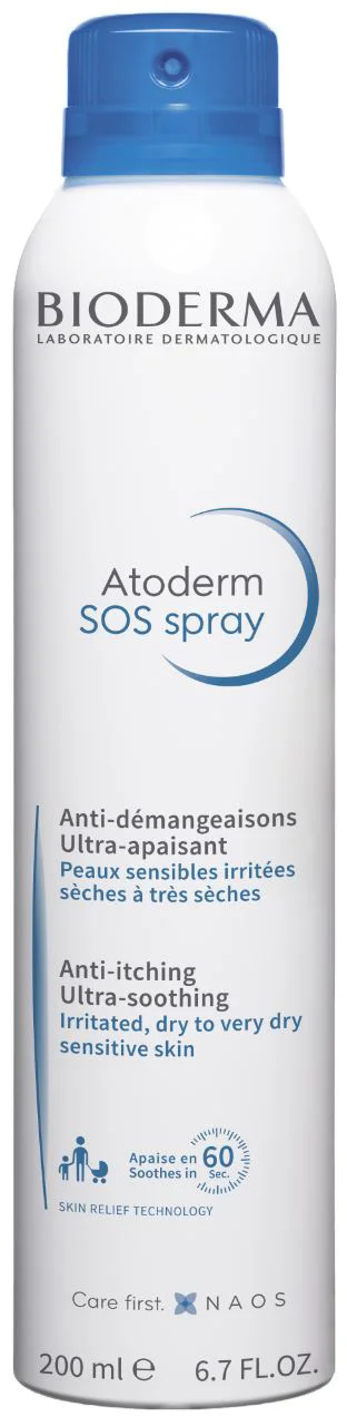 image for Успокаивающий спрей Bioderma Atoderm SOS, 200 мл foto