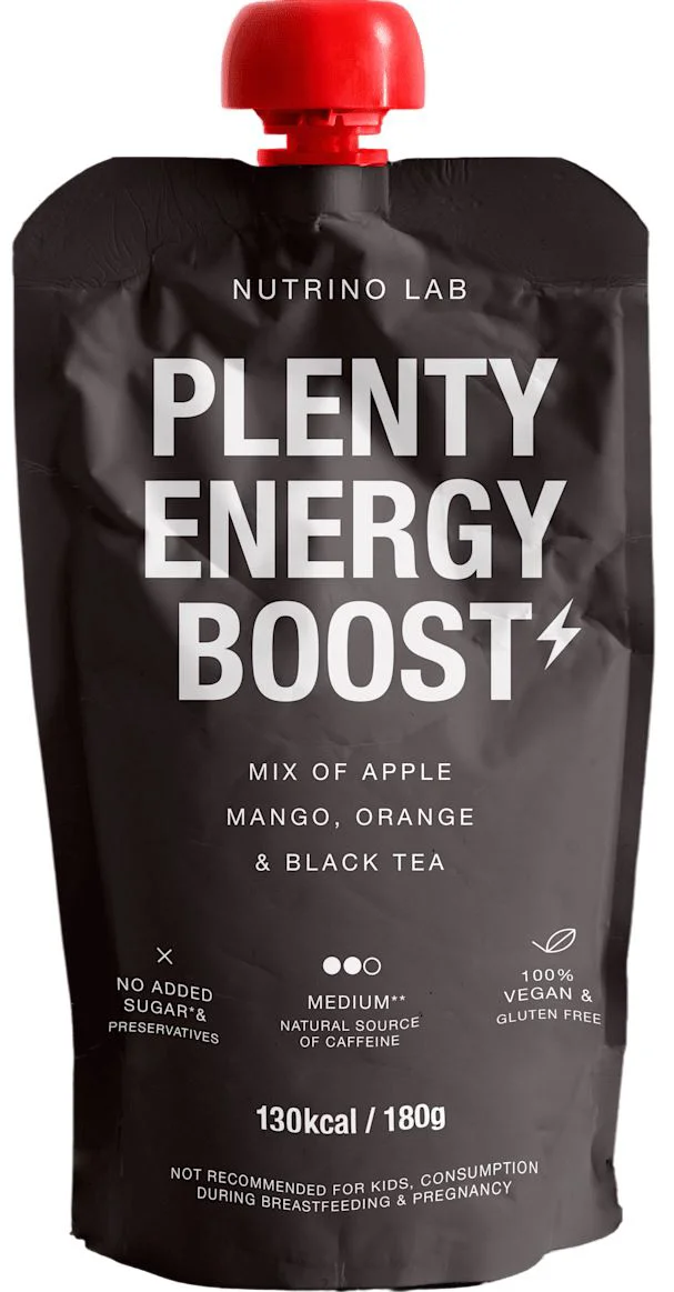 image for Piure Nutrino Lab "Plenty Energy Boost" de mere, mango, portocale si ceai negru, 180 g foto