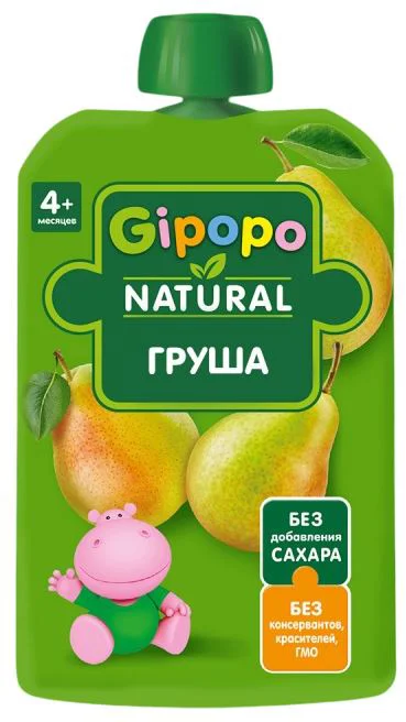 image for Piure Gipopo de pere (4+ luni), 90 g foto