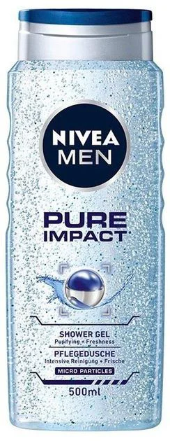 image for Gel de dus NIVEA Men Pure Impact, 500 ml foto