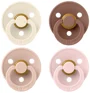 Набор из 2 круглых пустышек BIBS Colour Ivory/Blush/Woodchuck/Blossom (6-18 мес.) foto