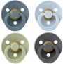 Набор из 2 круглых пустышек BIBS Colour Petrol/Sage/Baby Blue/Iron (6-18 мес.) foto