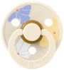 Suzeta rotunda din latex BIBS Studio Colour Morning Bloom - Ivory (6-18 luni) foto