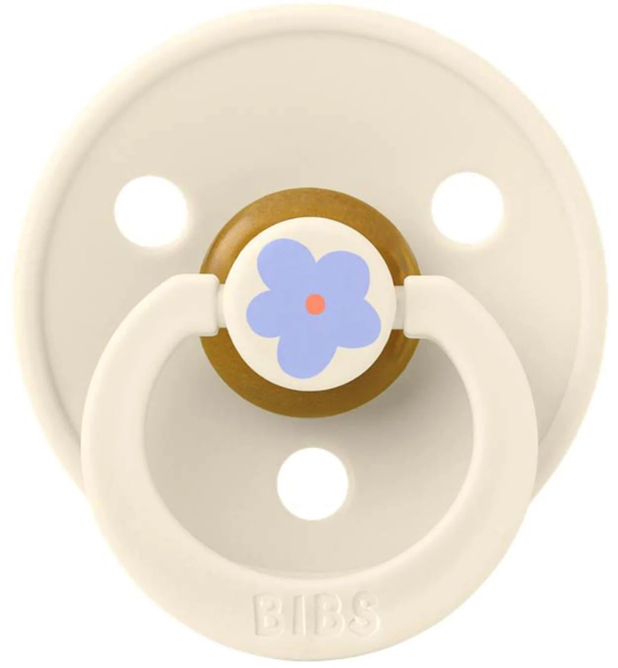 Suzeta rotunda din latex BIBS Studio Colour Jasmine - Ivory (6-18 luni) foto