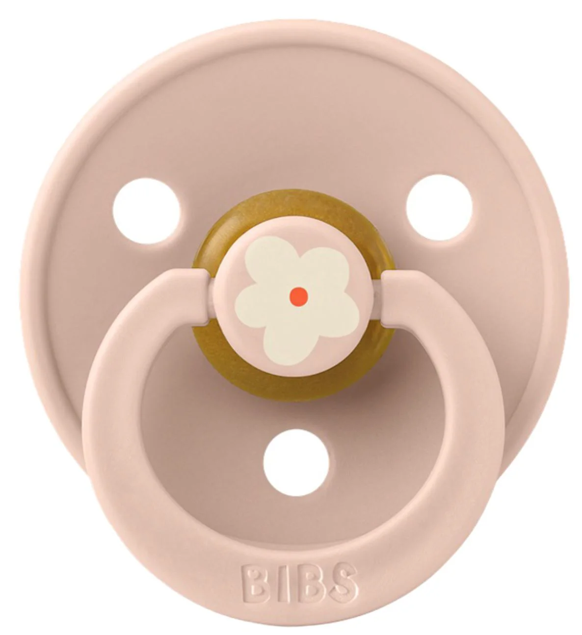 Suzeta rotunda din latex BIBS Studio Colour Jasmine - Blush (6-18 luni) foto