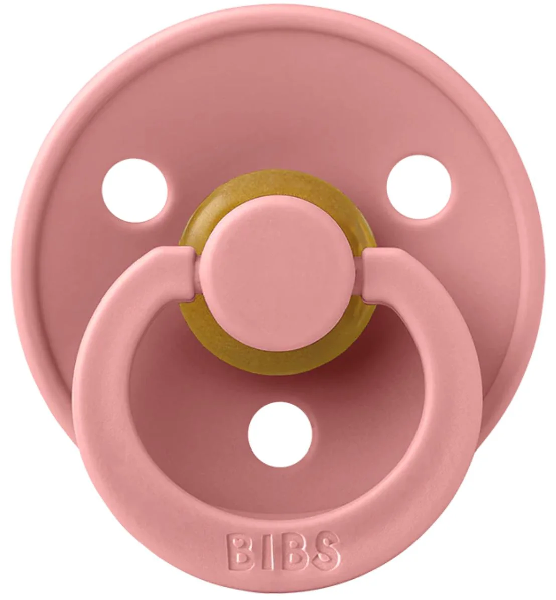Suzeta rotunda din latex BIBS Dusty Pink (6-18 luni) foto