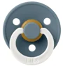 Suzeta rotunda din latex BIBS Glow Petrol (6-18 luni) foto